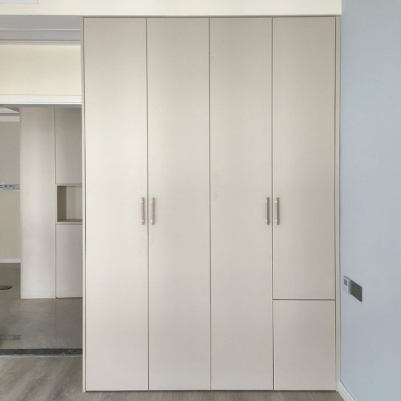 大衣柜家用臥室實木小戶型現代簡約輕奢儲物定制柜子